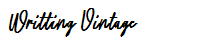 Writting Vintage